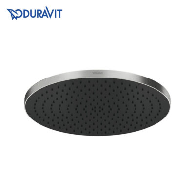 Duravit 066-0017-A70 Round Showerhead 230mm (Brushed Stainless Steel)