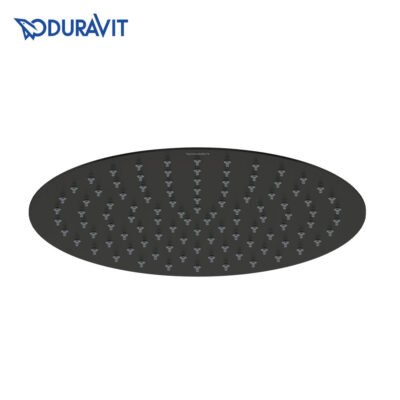Duravit 066-0020-A46 Stainless Steel Round Showerhead 300mm (Matt Black)
