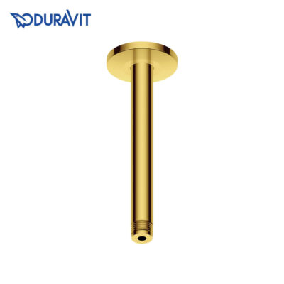 Duravit 067-0025-034 Ceiling-Mount Shower Arm 210mm (Polished Gold)
