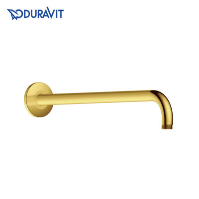 Duravit 067-0028-034 Wall-Mount Shower Arm 386mm (Polished Gold)