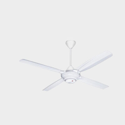 KDK M56SR 4-Blades Remote Control AC Ceiling Fan White Color
