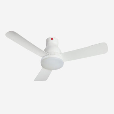 KDK U48FP 3-Blades Remote Control DC Ceiling Fan with LED Light (White)