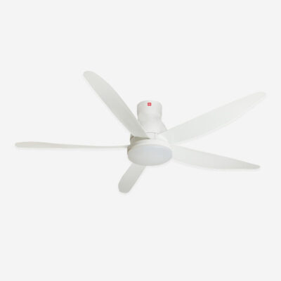 KDK U60FW DC Ceiling Fan with LED Light (White)