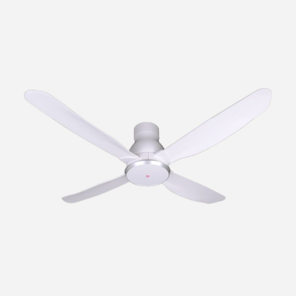 KDK W56WV 4-Blades Remote Control DC Ceiling Fan (White)