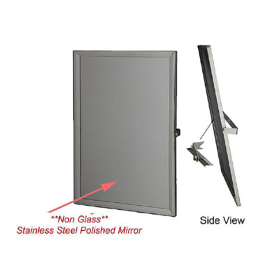 FMC-957545 Stainless Steel Framed with Stainless Steel Polished Mirror