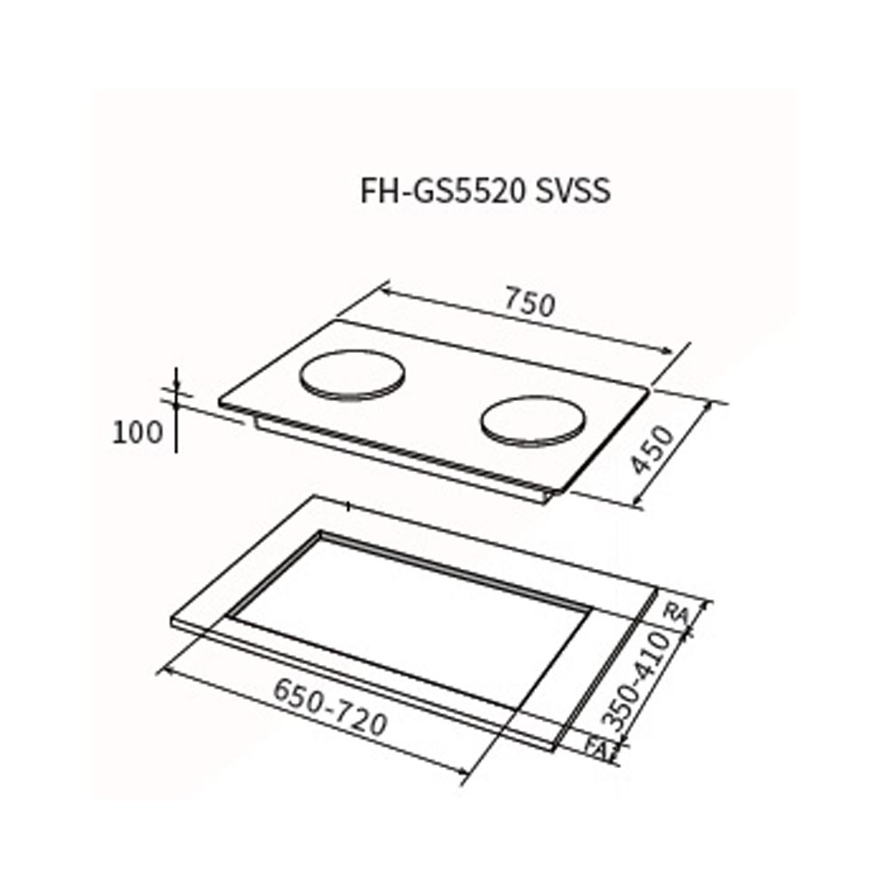 Fujioh-FH-GS5520-SVSS-Stainless-Steel-Cooker-Hob spec