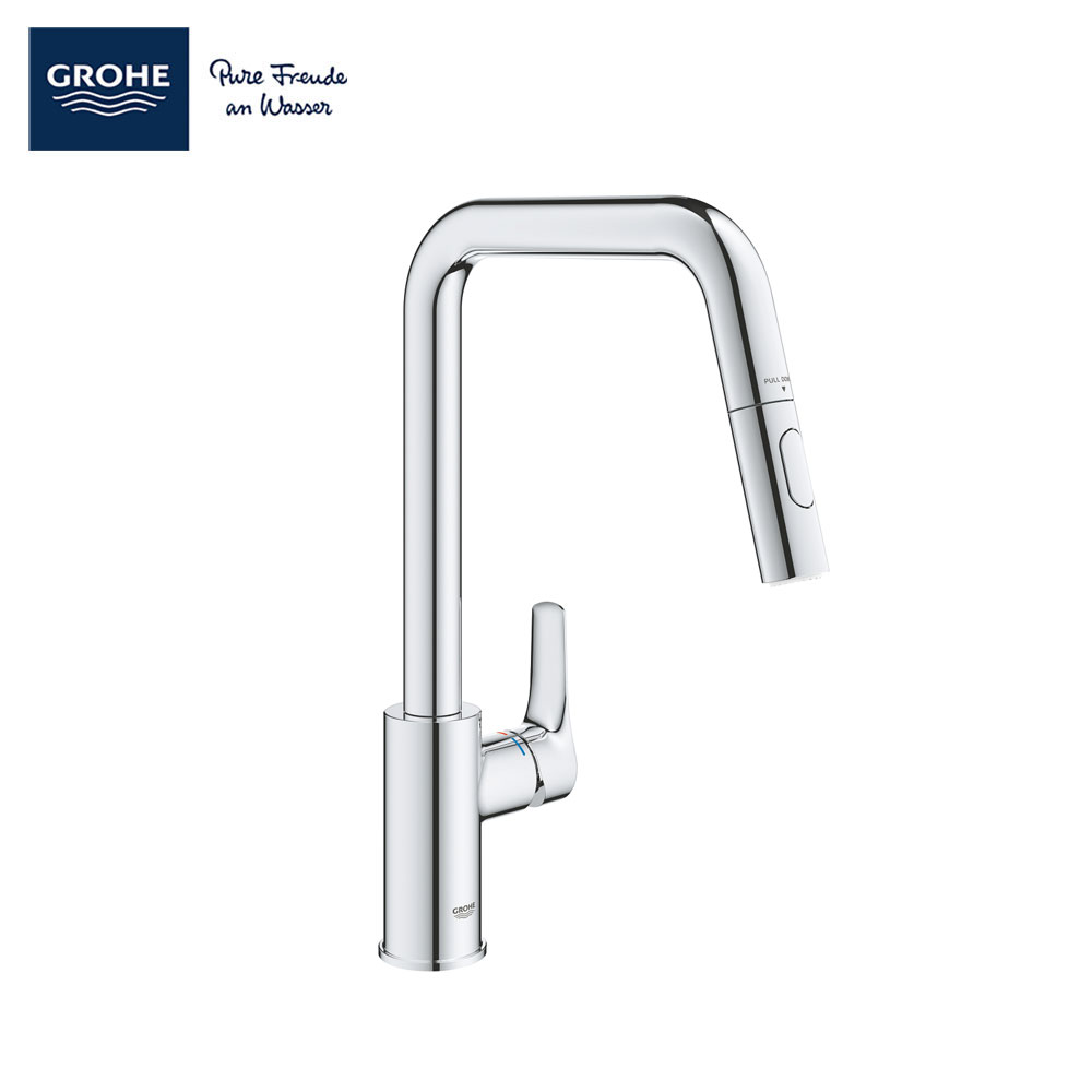 Grohe-30619000-Eurosmart-Pull-Out-Kitchen-Sink-Mixer