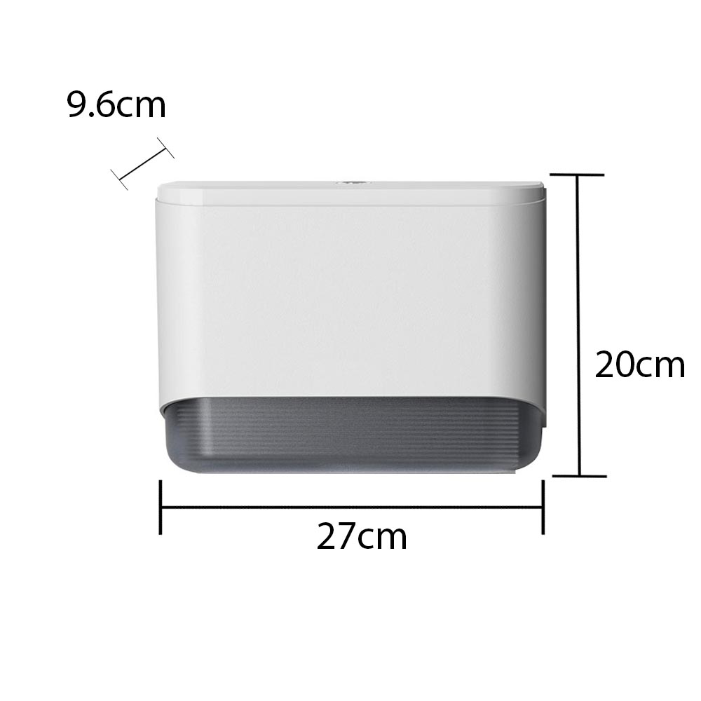 INT-E6012 Square Tissue Dispenser Product Dimensions