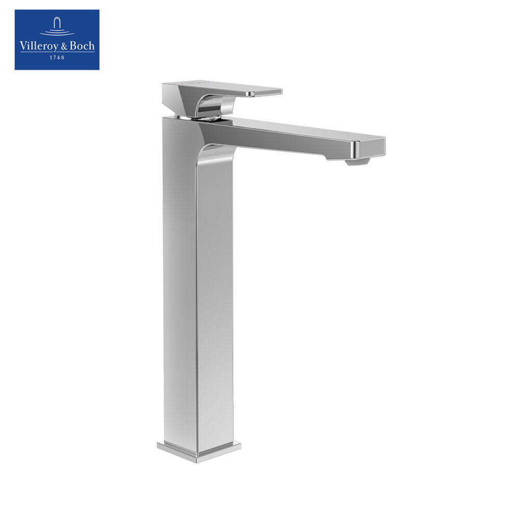 Villeroy-&-Boch-Architectura-Square-TVW12500200061-Single-lever-Tall-Basin-Mixer