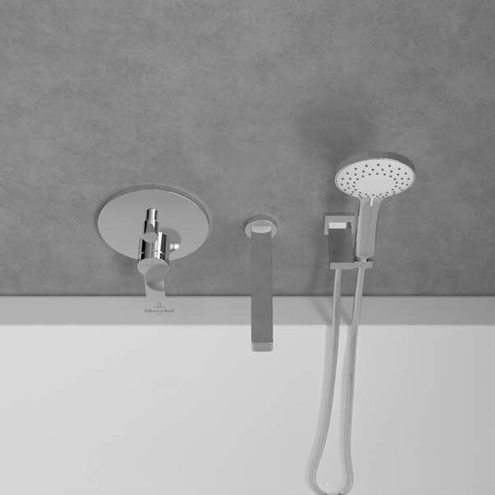 Villeroy-&-Boch-Architectura-TVS10335300061+TVS00035100000-Conceal-Bath-Mixer