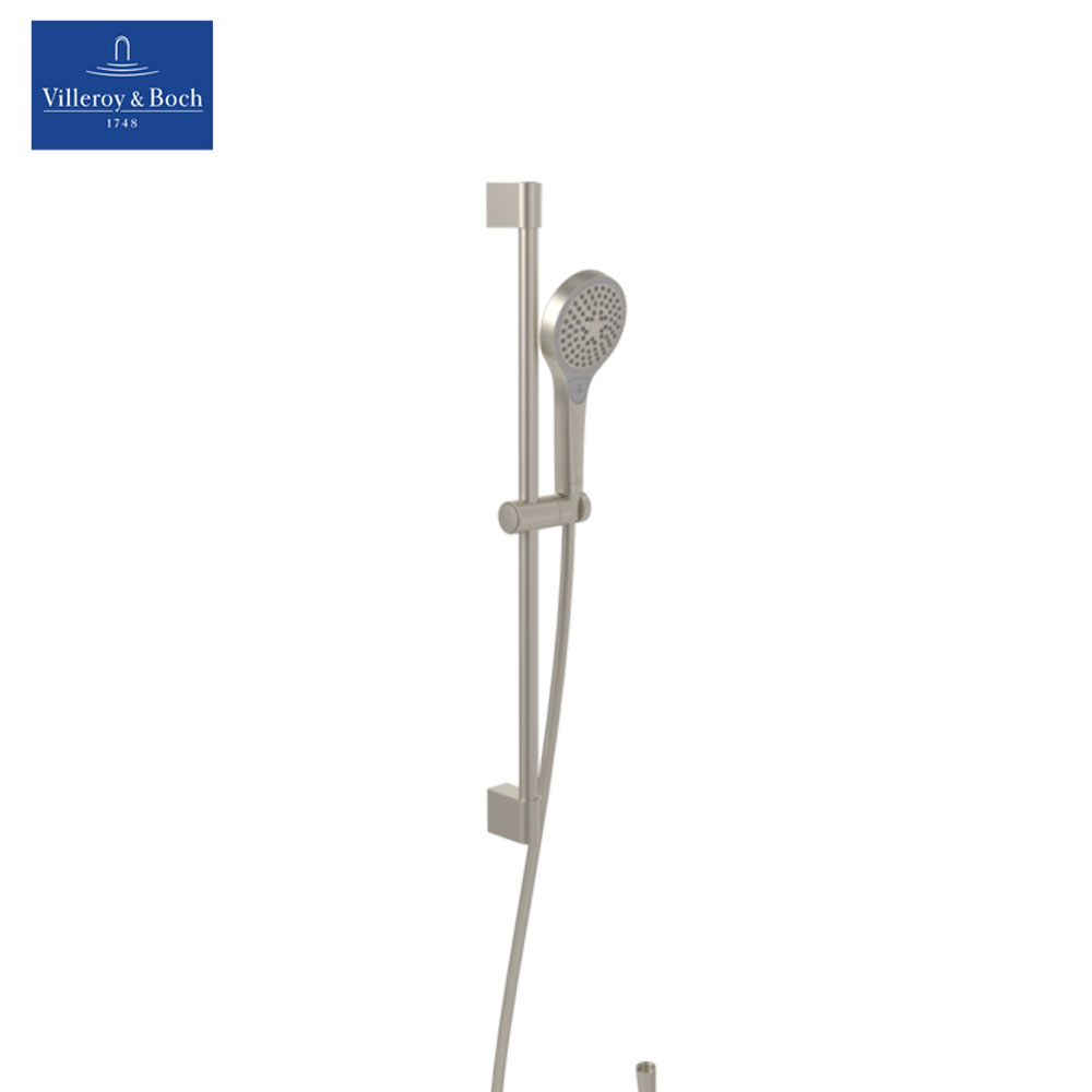 Villeroy-&-Boch-Embrace-PLUS-TVS1086000364-Shower-Set-with-Three-Features-(Brushed-Nickel)