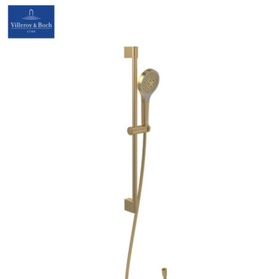 Villeroy-&-Boch-Embrace-PLUS-TVS1086000376-Shower-Set-with-Three-Features-(Brushed-Gold)