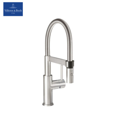 Villeroy-&-Boch-Steel-Expert-2-927300LC-Stainless-Steel-Sink-Mixer