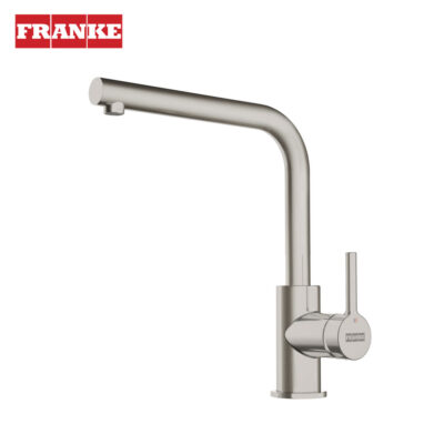 Franke-CT9021C-Lina-L-Shape-Single-Lever-Kitchen-Sink-Mixer-with-Swivel-Spout-(Deco-Steel)