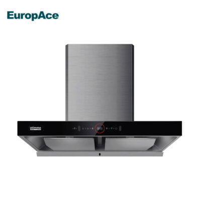EuropAce-ECH9208EBK-90cm-T-Shaped-Chimney-Hood