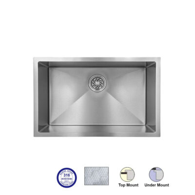 Boshini-BSQ7545NHE-Nano-Honeycomb-EVO-Stainless-Steel-Sink