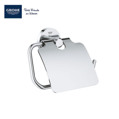 Grohe-Essentials-40367001-Toilet-Paper-Holder-with-Cover