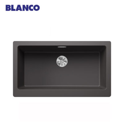 BLANCO Vintera XL-9-UF Granite Sink with Farmhouse Flair (Rock Grey)
