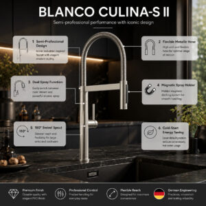 Blanco-Culina-S-II-Sink-Mixer-with-Flexible-Hose-Features