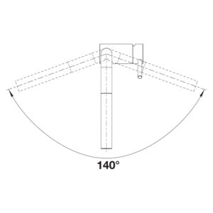 Blanco-LINUS-S-Pull-Out-Sink-Mixer-Product-Specification-Drawing