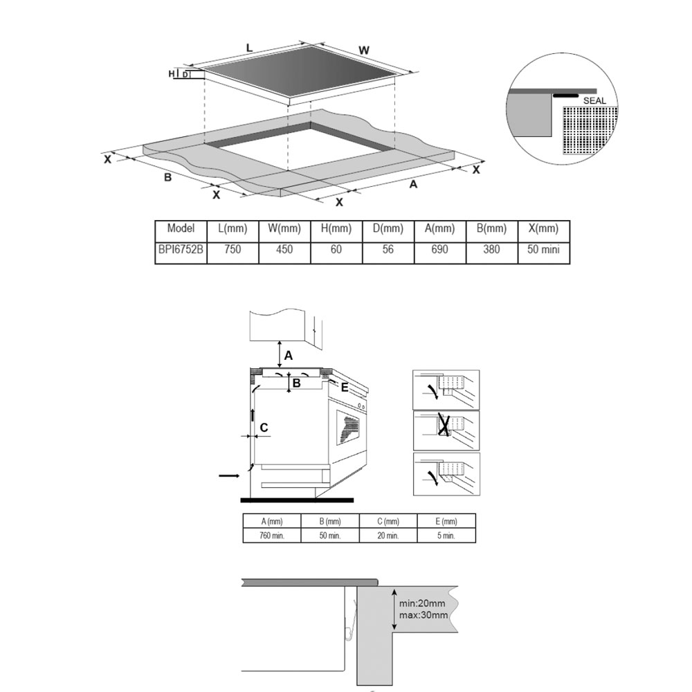 Brandt-BPI6752B-75cm-2-Zone-Anti-Scratch-Induction-Hob-Technical-Spec