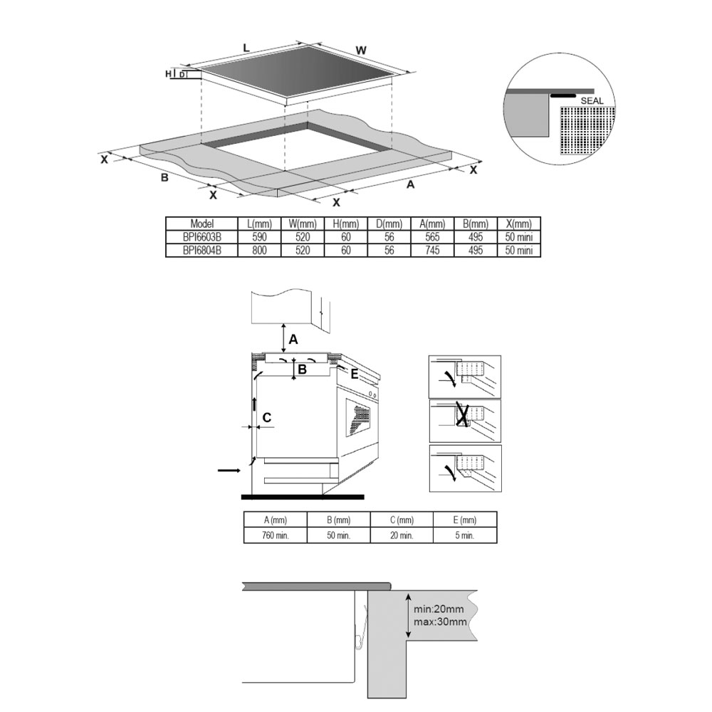 Brandt-BPI6804B-80cm-4-Zones-Anti-Scratch-HoriZone-Power-Management-Induction-Hob-Specifications