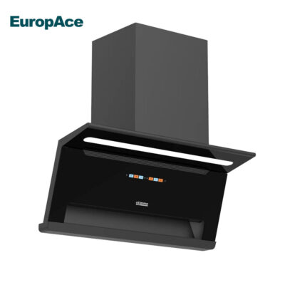 EuropAce-ECH9106FBK-90cm-L-Arc-Shape-Chimney-Hood